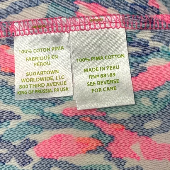 Lilly Pulitzer Size‎ Small 3/4 Sleeve Bay Dress Tiki Pink in Shake It Up Print - Picture 8 of 8